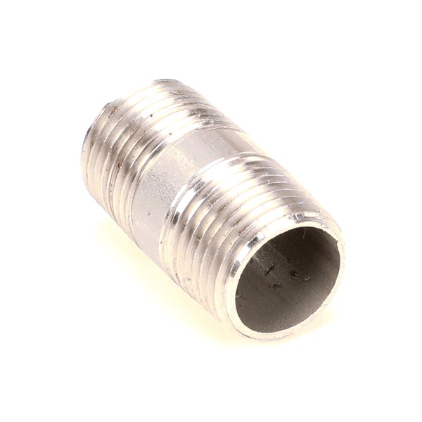 (image for) BKI (Barbeque King) FT0619 NIPPLE, 1/2 X 1-1/2 LG, SS 304